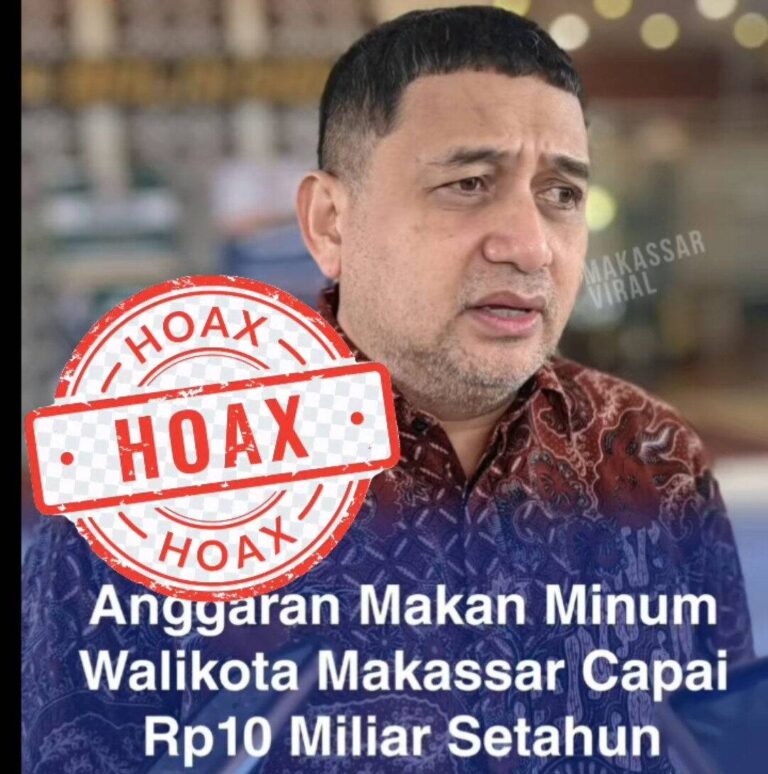 Pemkot Makassar Bantah Informasi Liar di Medsos: Isu Rp10 Miliar Makan dan Minum, Sangat Menyesatkan